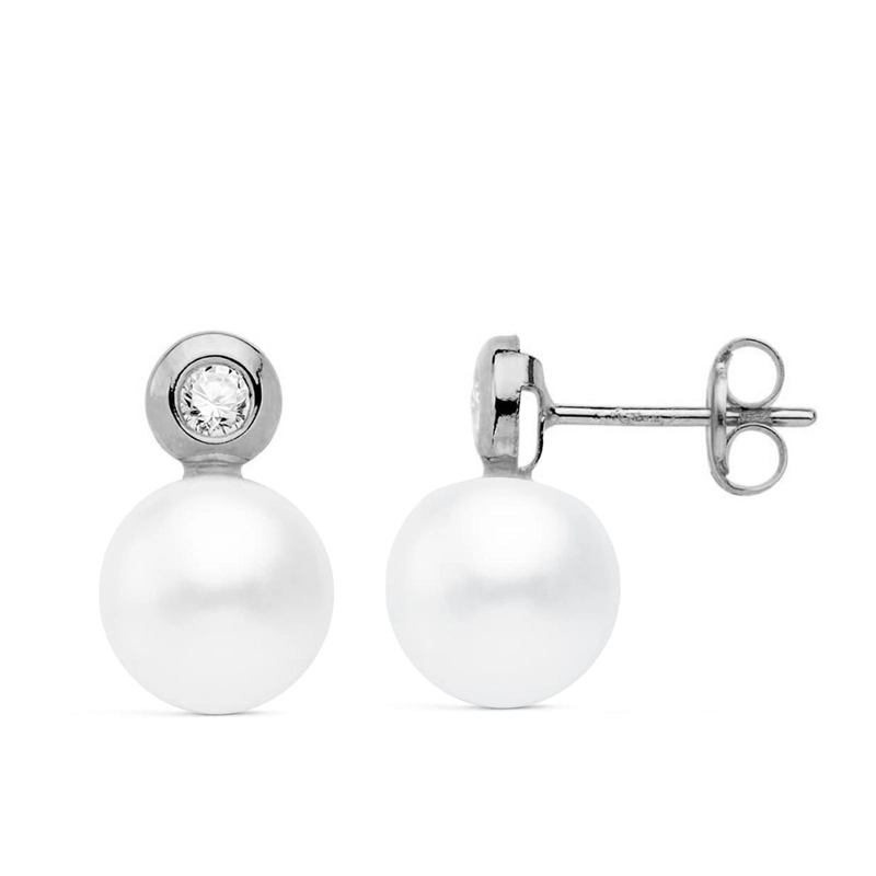 AROS PERLA 12MM CON CIRCON. - 1