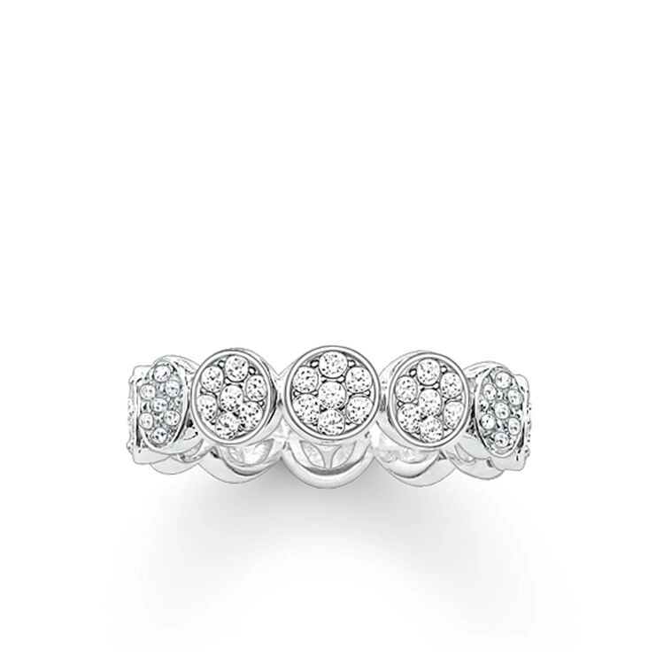 ANILLO THOMAS SABO CIRCONITA BLANCA #13 - 3