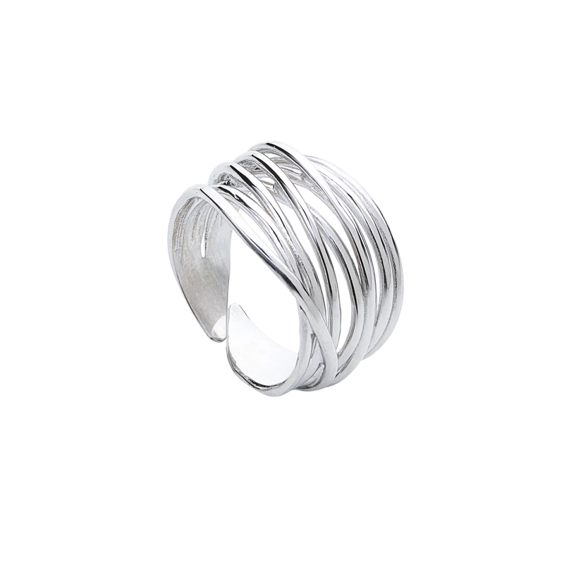 ANILLO PLATA VERMEIL ESSENZA - 1