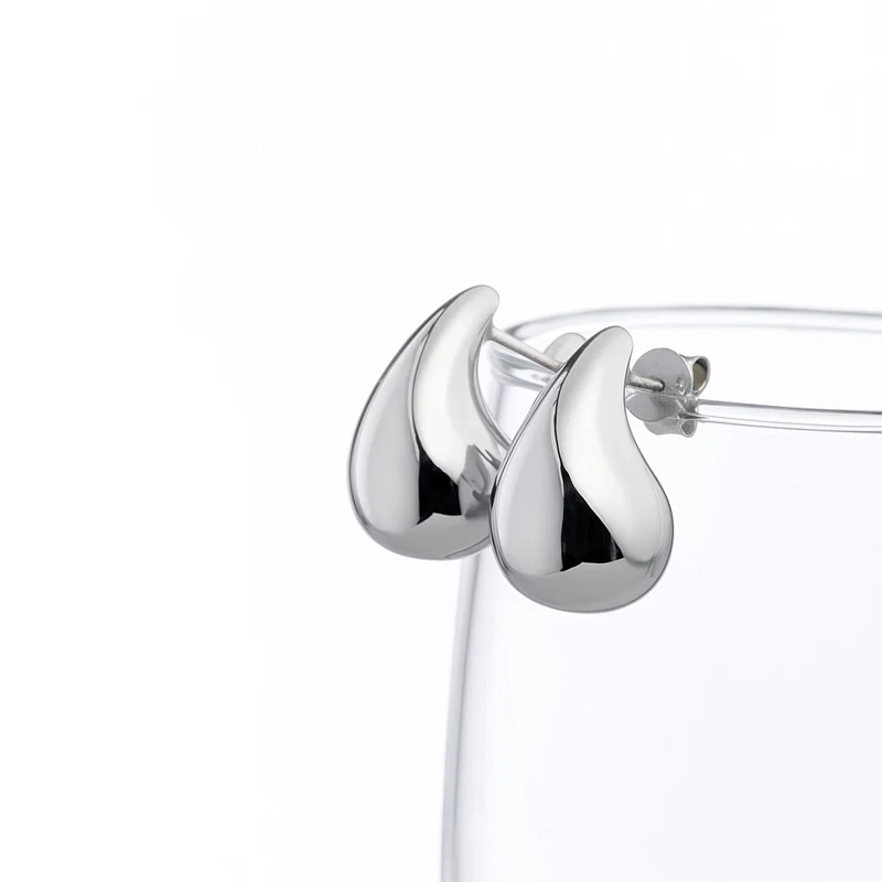 AROS GOTA PLATA 925 ELITE - 2