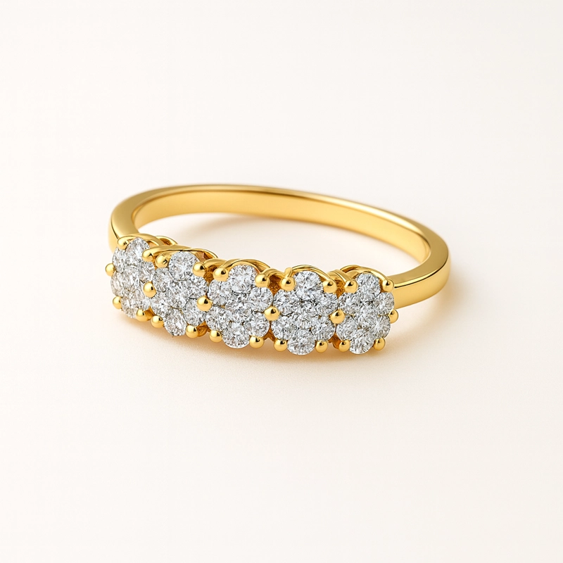 ANILLO ORO AMARILLO 18K -  LA MARGUERITE D'OR  #12 - 2