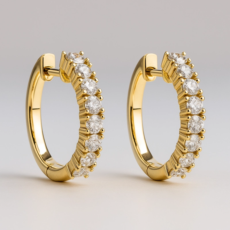 AROS DIAM ORO AMARILLO 0.38 CT - 2