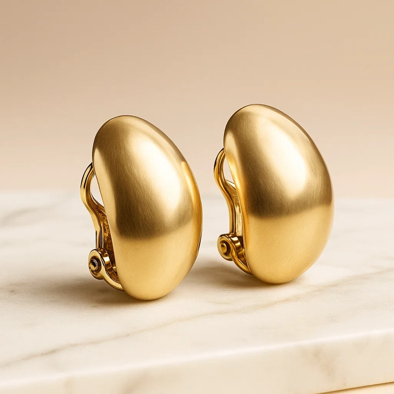 AROS OVAL PLATA VERMEIL OMEGA ESSENZA - 2