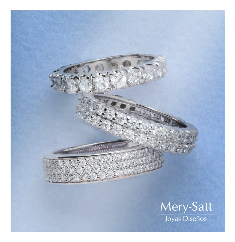 ANILLO PLATA CIRCONES PAVE #12 - 2