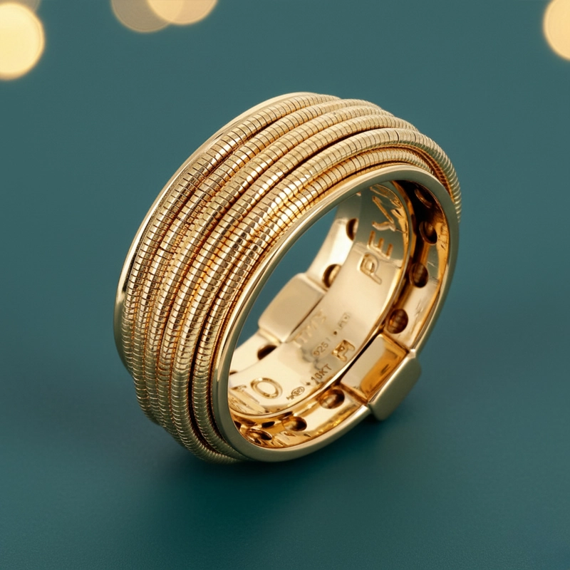 ANILLO PESAVENTO DORADO WDNA #16 - 2