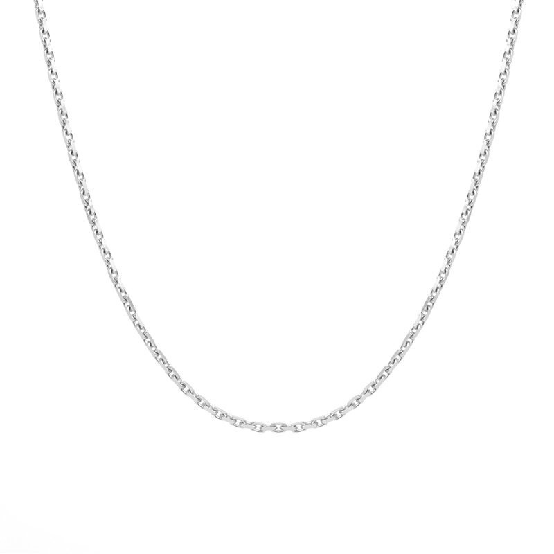 CADENA DE ORO BLANCO 18 KTS 45 CM - 1