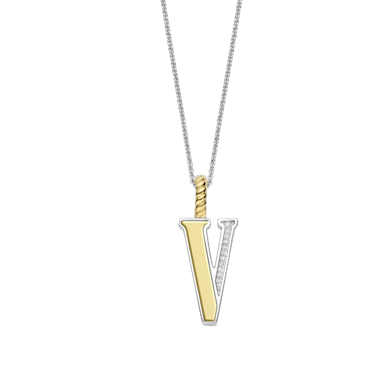 COLLAR TI SENTO LETRA 'V' 6840ZYV - 1