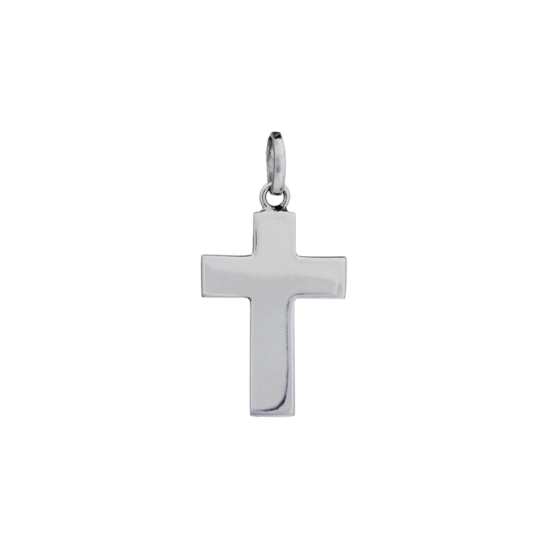 CRUZ PLATA GRUESA 24MM - 1