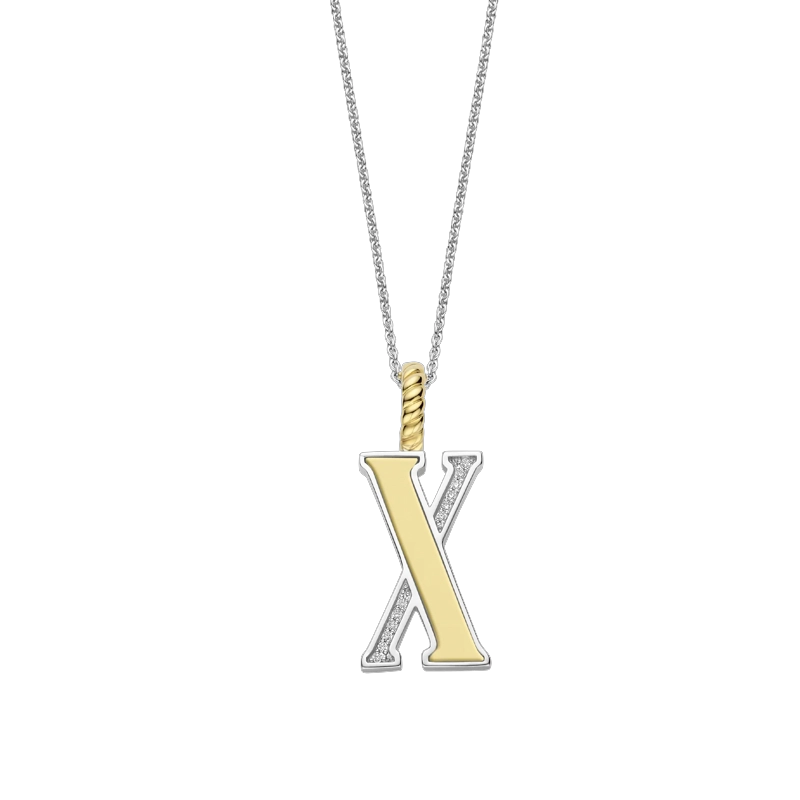 COLLAR TI SENTO LETRA 'X' 6840ZYX - 1