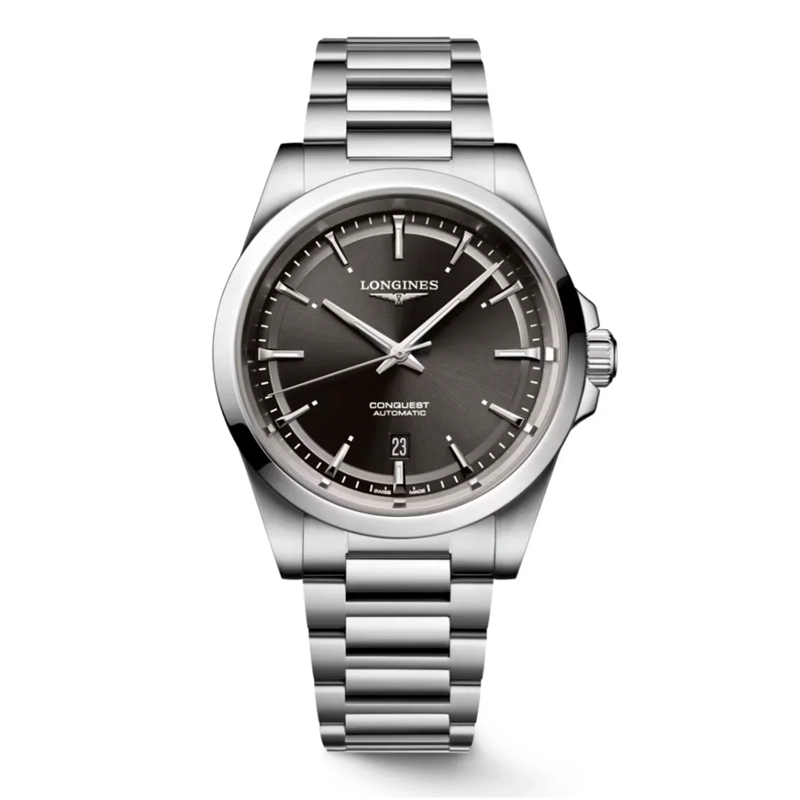 RELOJ LONGINES CONQUEST 41MM NEGRO SOL - 1