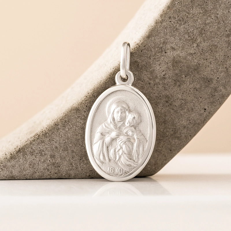MEDALLA OVALADA VIRGEN SCHOENSTATT 20MM - 2