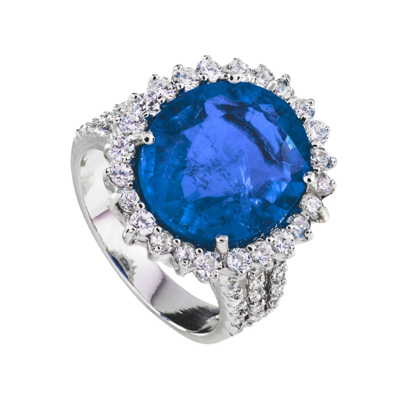 ANILLO AURORA ZAFIRO. TALLA 14. - 1