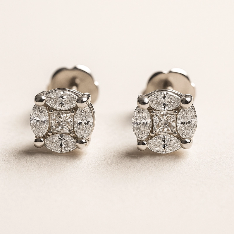 AROS DE ORO BLANCO ROUND - 2