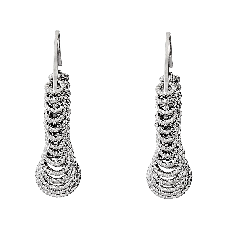 AROS DIAMANTADOS PLATA 925 - 1