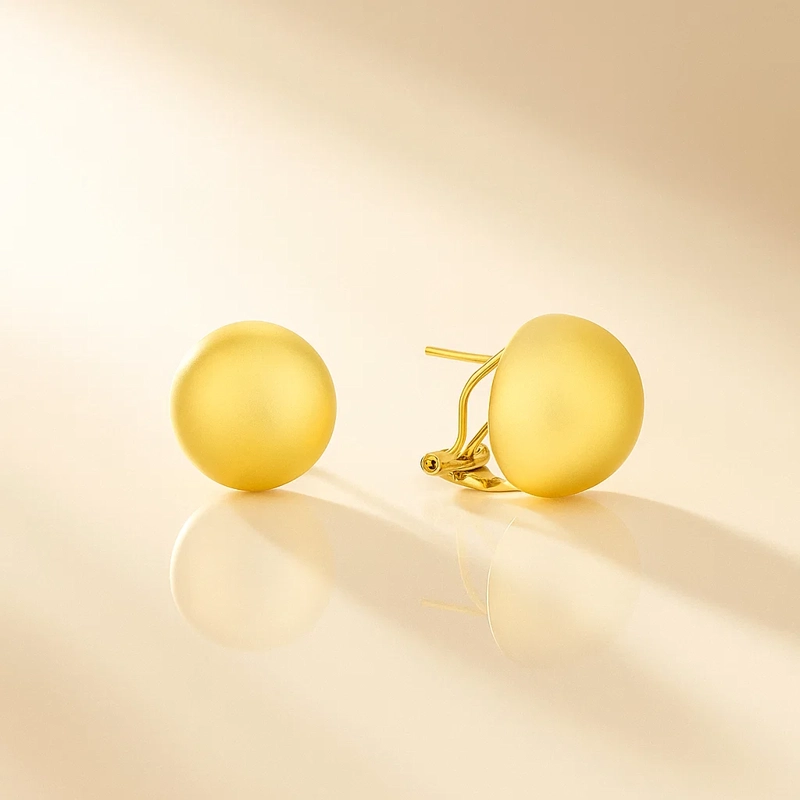AROS MEDIA BOLA OMEGA ORO AM 18K - 2