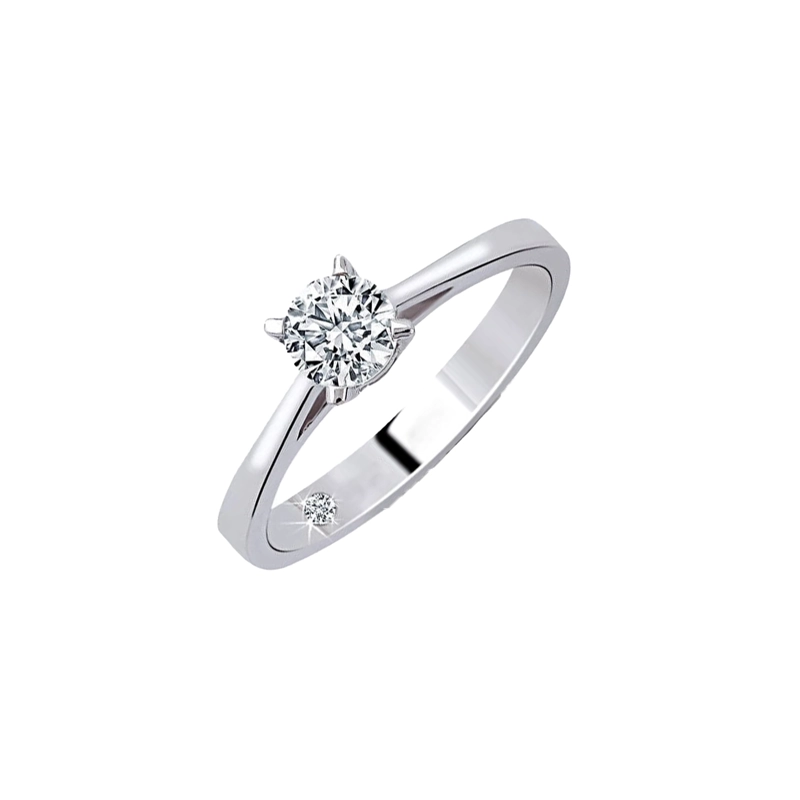 ANILLO ORO BLANCO 18K - LA ROSE #18 - 1