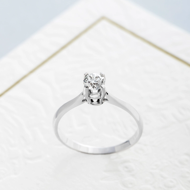 ANILLO ORO BLANCO 18K - LA ROSE #18 - 2