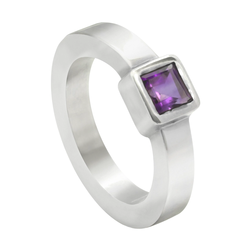 ANILLO AMATISTA HECHO A MANO PARA NIÑAS #13 - 1