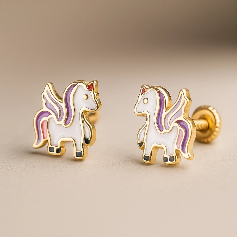 AROS ORO 18 KT UNICORNIO - 2