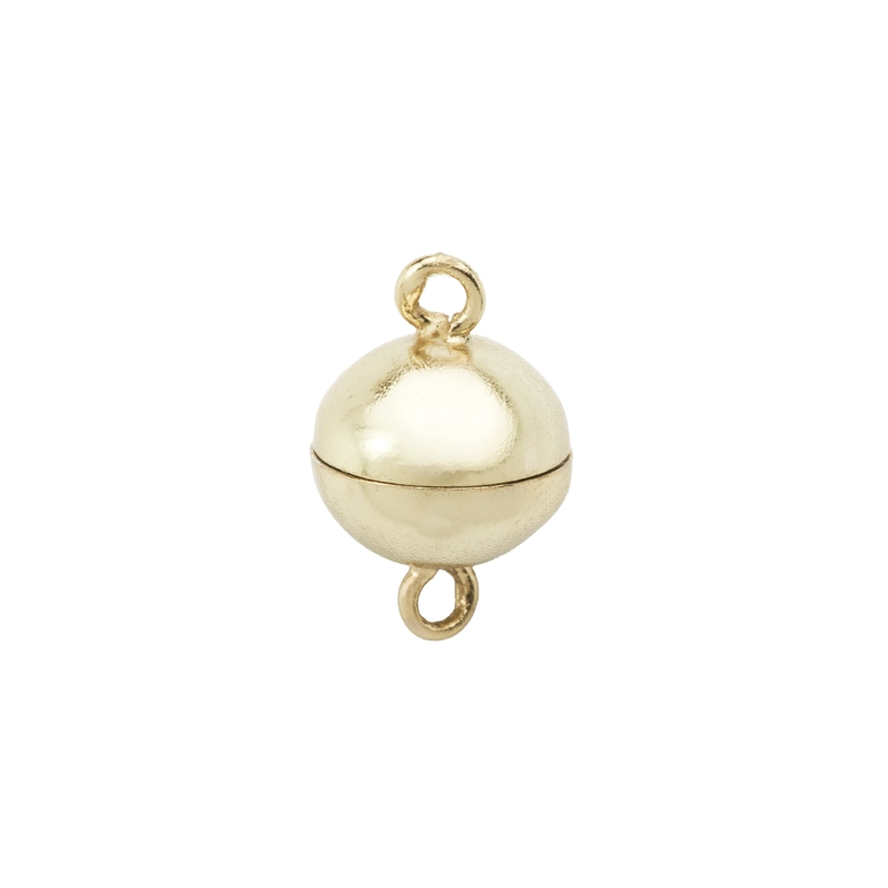 BROCHE BOLITA PLATA DORADO - 1