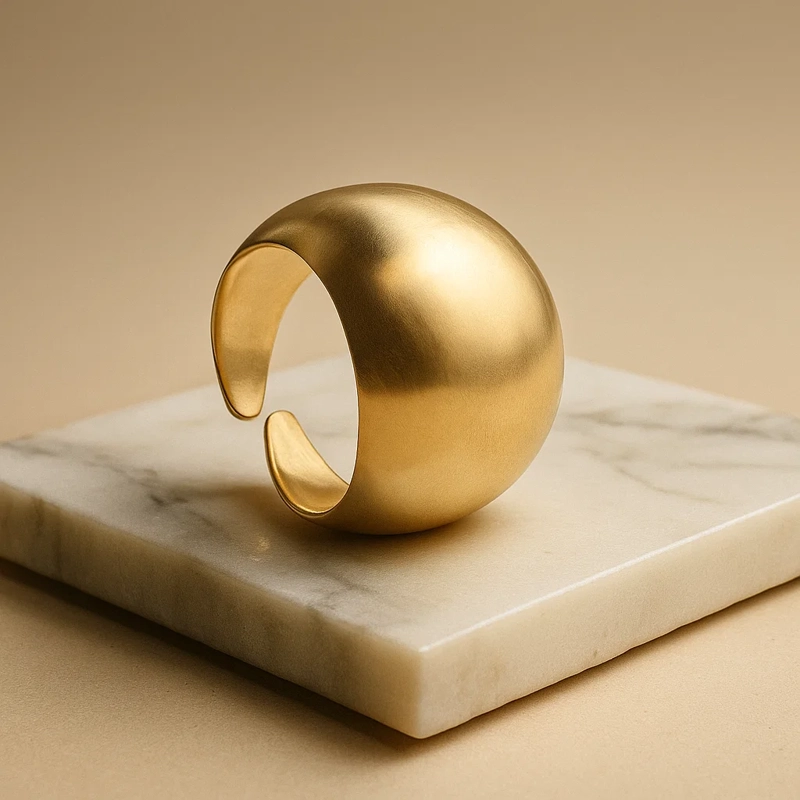 ANILLO PLATA VERMEIL BOMBE ESSENZA - 2