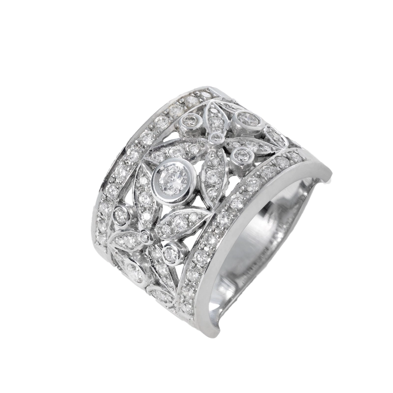 ANILLO ORO BLANCO 18K - LE CHÈVREFEUILLE #15 - 1
