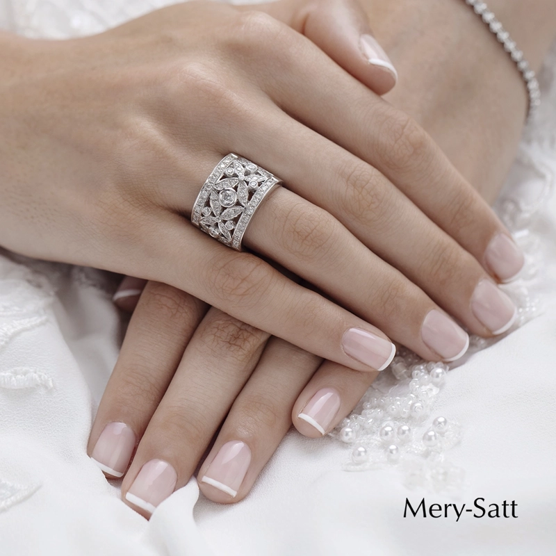 ANILLO ORO BLANCO 18K - LE CHÈVREFEUILLE #15 - 3
