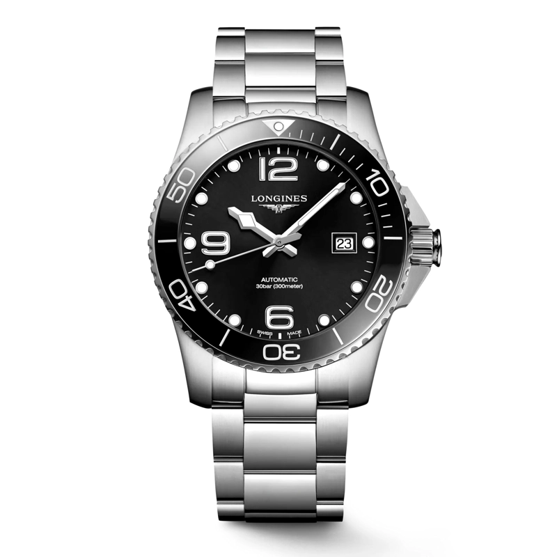 RELOJ LONGINES HYDROCONQUEST 41MM NEGRO - 1