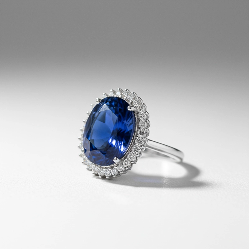 ANILLO ZAFIRO NATURAL LADY DI #15 - 3