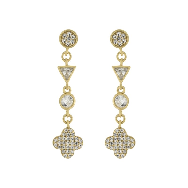AROS FIGURAS CON TRE BOL DORADOS - 1