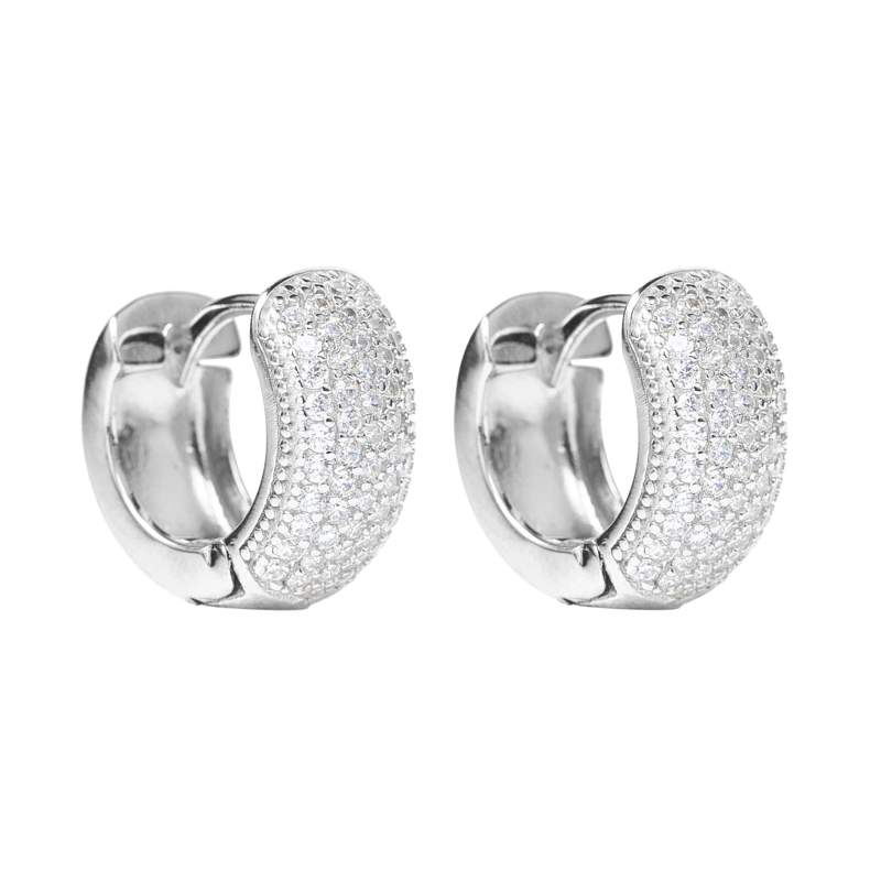 AROS ARGOLLITA CON PAVE  DE CIRCONITAS - 1