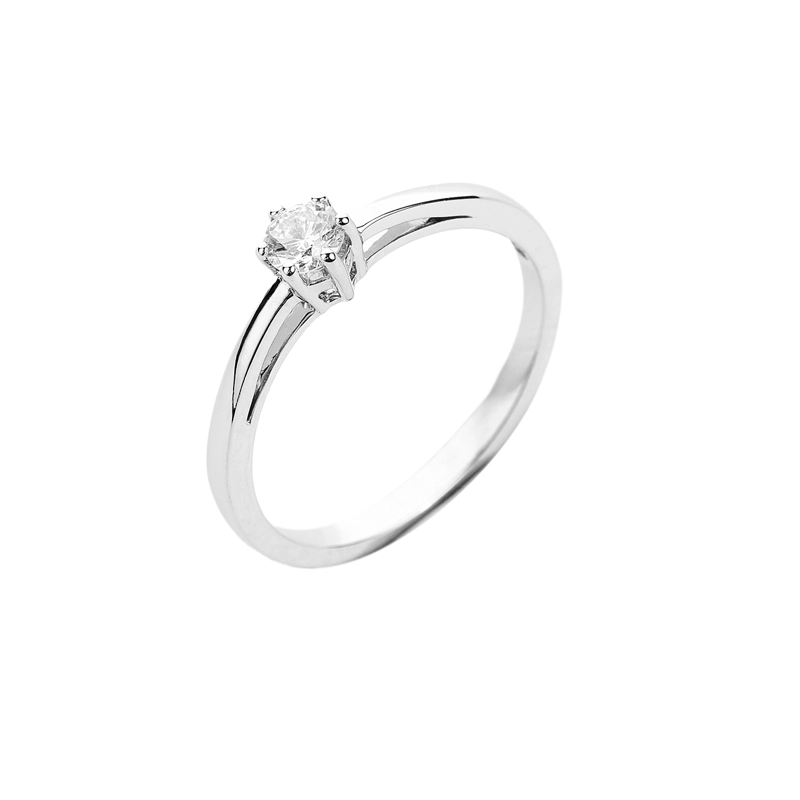 ANILLO ORO BLANCO 18K - LE DAHLIA  #12 - 1