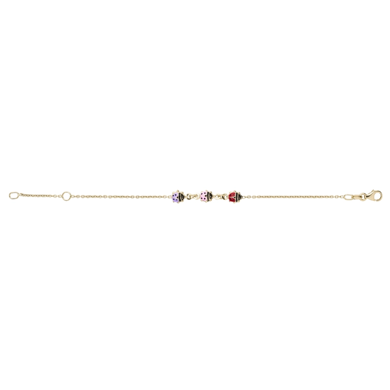 PULSERA CHINITAS ORO AMARILLO 18K - 1