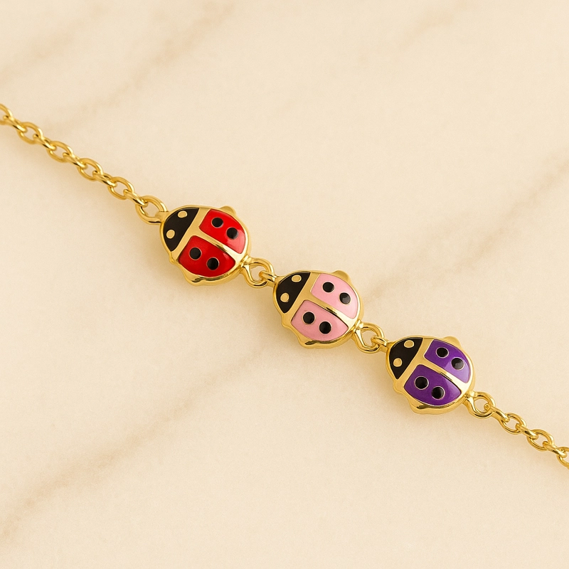 PULSERA CHINITAS ORO AMARILLO 18K - 2