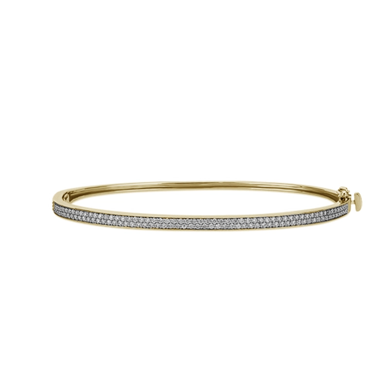 ESCLAVA DIAMANTES ORO AMARILLO - 1