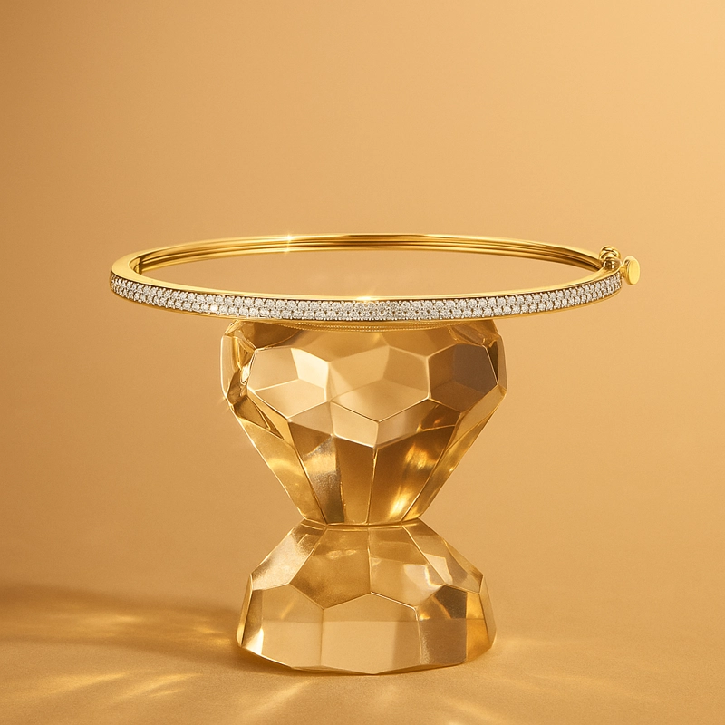 ESCLAVA DIAMANTES ORO AMARILLO - 3