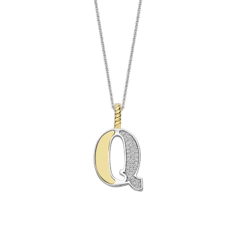 COLLAR TI SENTO LETRA 'Q' 6840ZYQ - 1