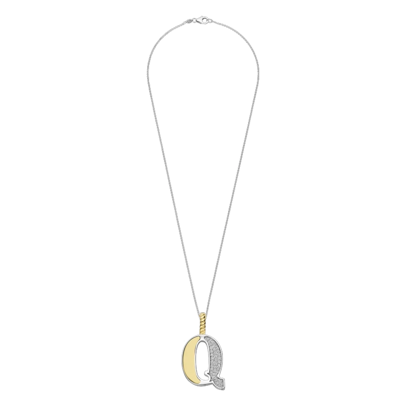 COLLAR TI SENTO LETRA 'Q' 6840ZYQ - 2
