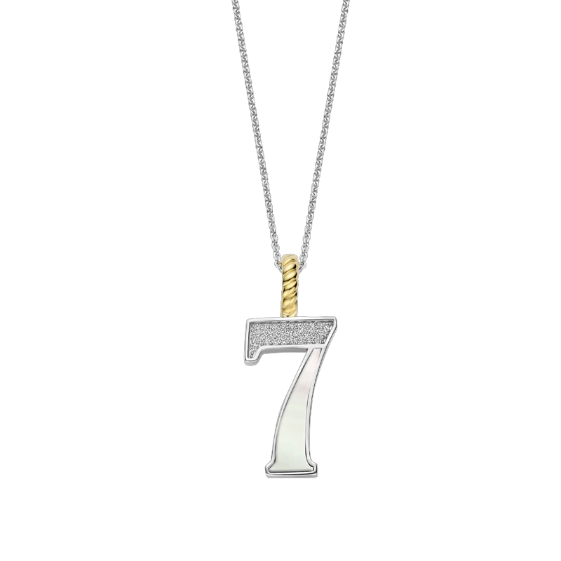 COLLAR TI SENTO NUMERO '7' 6841MW7 - 1