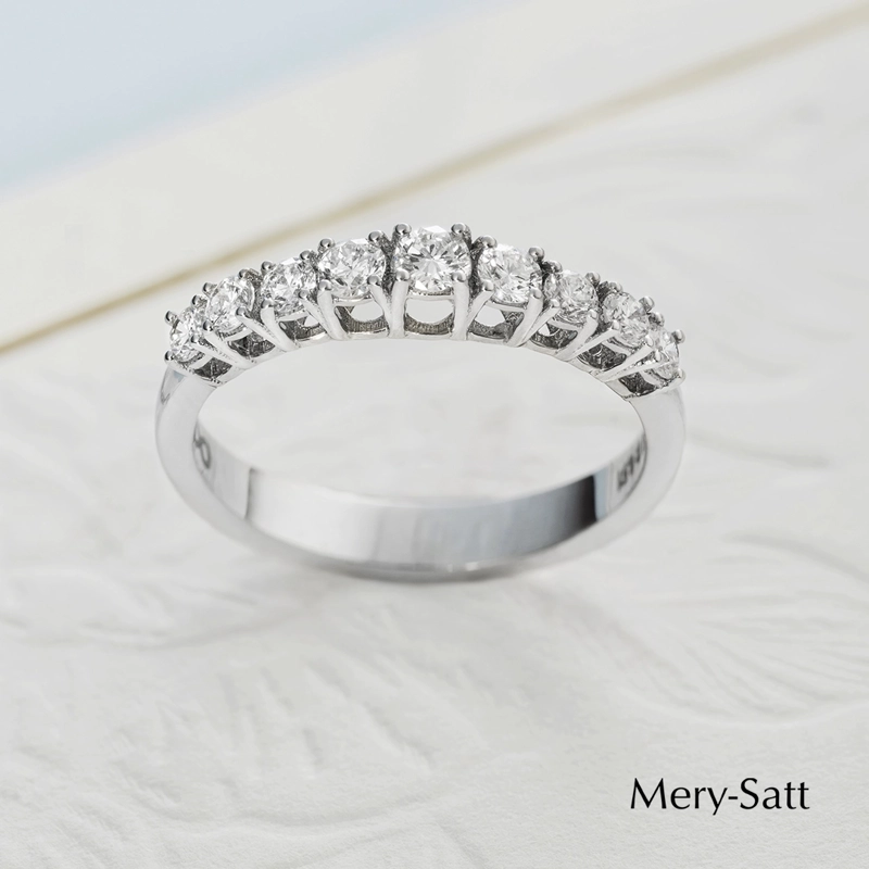 ANILLO ORO BLANCO 18K - LE JASMINE  #14.5 - 2