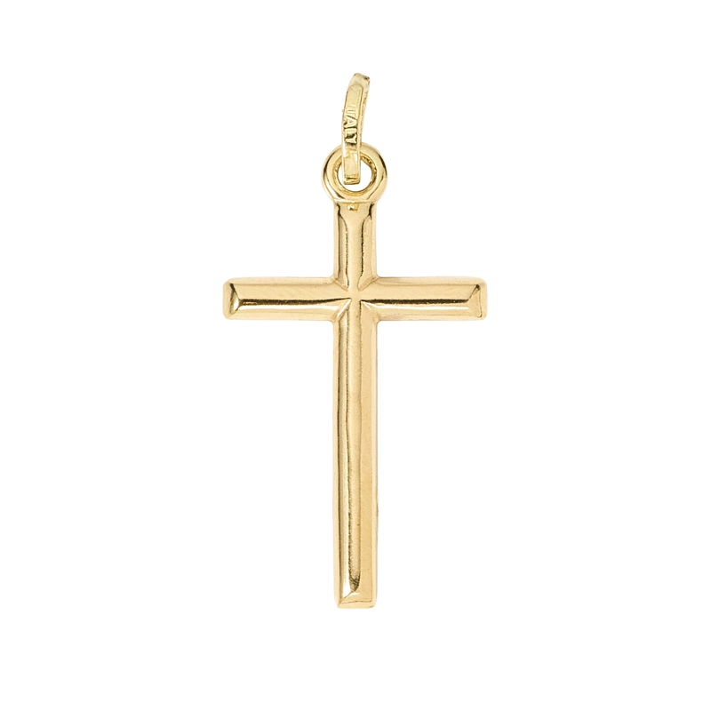 CRUZ DE ORO 18K 32 MM X 15 MM - 1