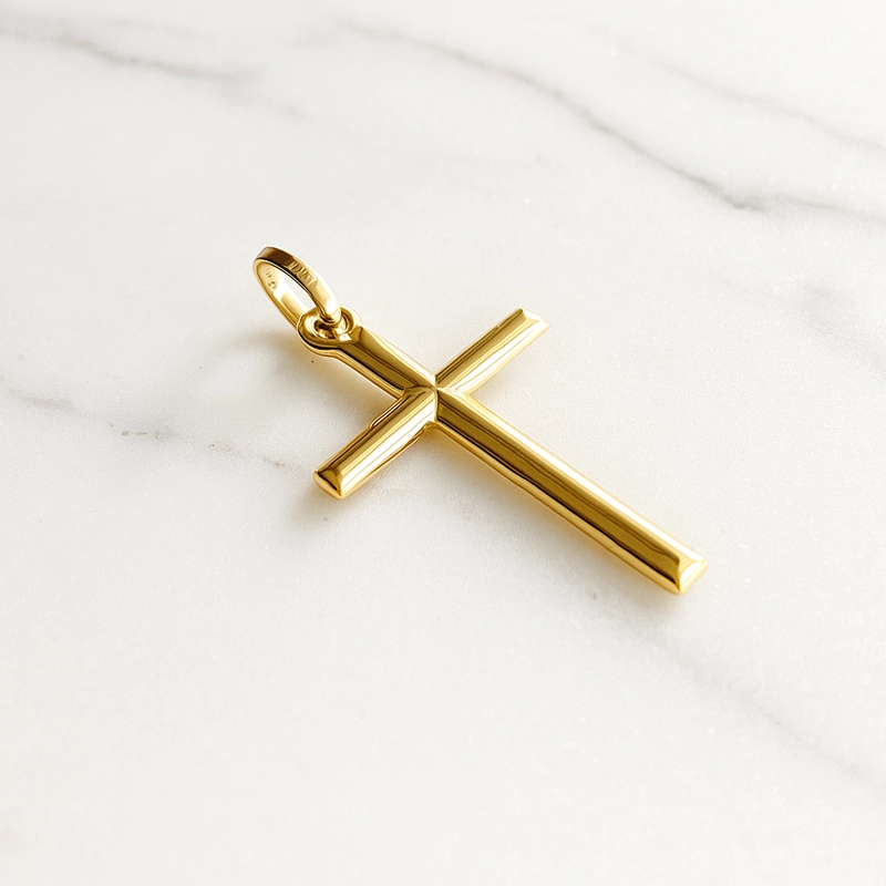CRUZ DE ORO 18K 32 MM X 15 MM - 2