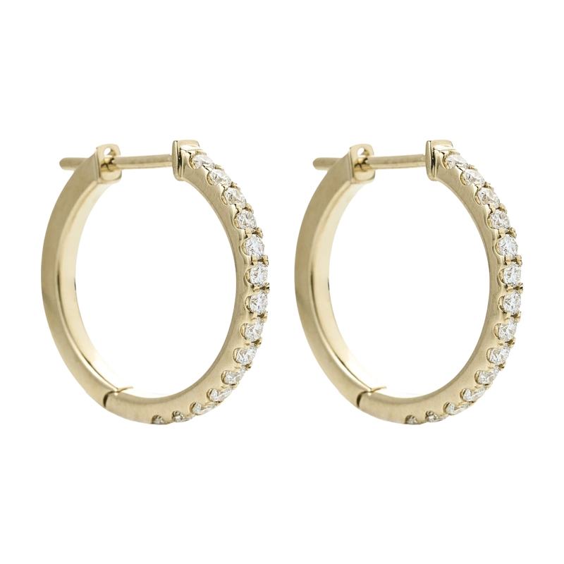 AROS DIAMANTES ORO AMARILLO