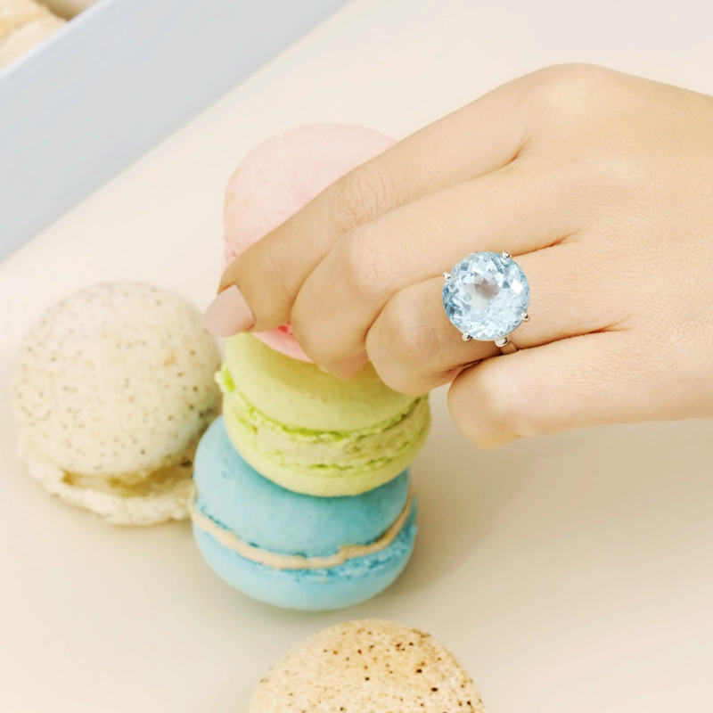 ANILLO TOPACIO LONDON BLOOM 9,23 CT - 2