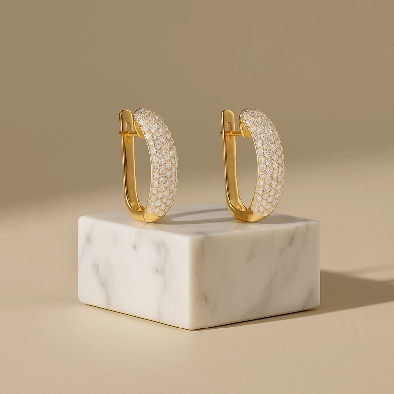 ARGOLLAS PAVE OA DIAM BTES 0.90CT - 2