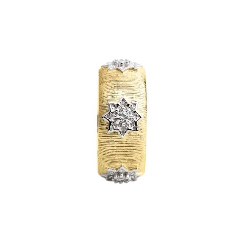 ANILLO ALAHAMBRA ESTRELLA PLATA DORADA N 12 - 3