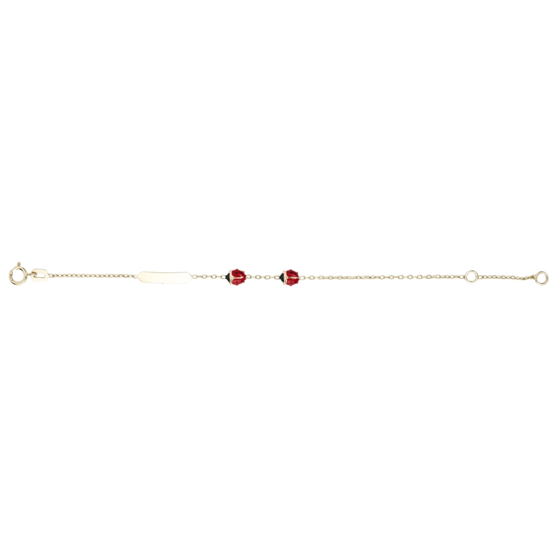 PULSERA ORO AMARILLO 18 KT PIOCHA CHINITAS - 1