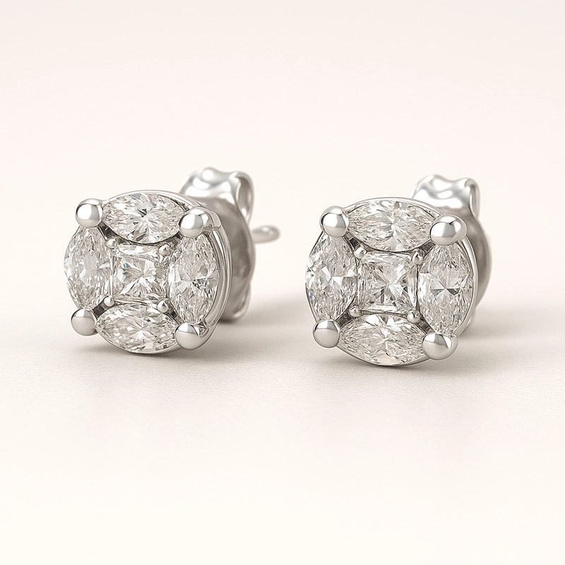 AROS DE ORO BLANCO ROUND - 2