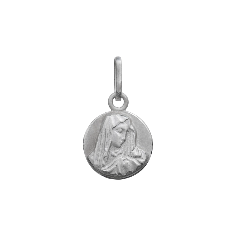 MEDALLA PLATA VIRGEN DEL MANTO 12MM - 1