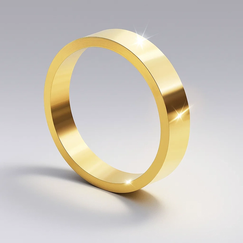ARGOLLA MATRIMONIO TUBO ORO AMARILLO 3.0 MM #8 - 2